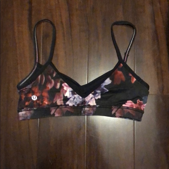 Lululemon Floral Printed Bra - Picture 2 of 5
